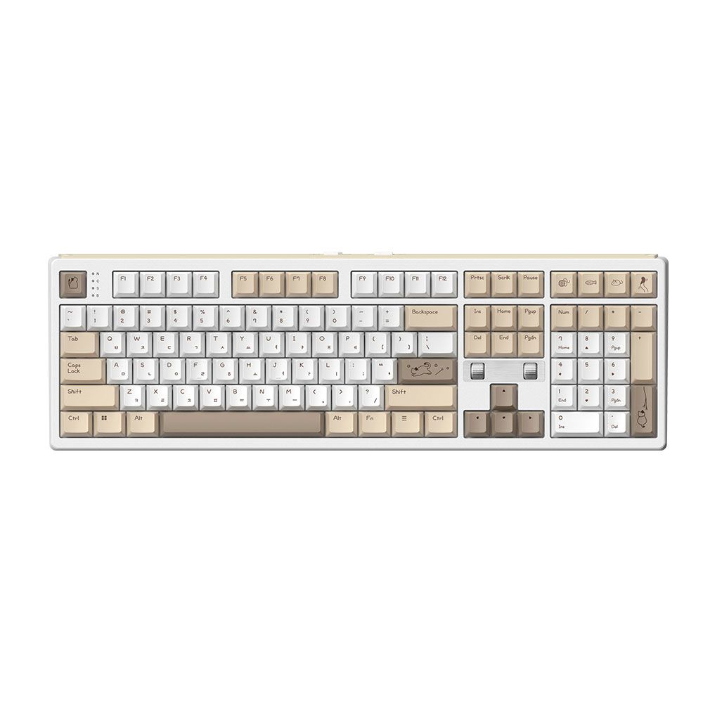 프리플로우 archon F1 PRO MAX ART 유무선 8K 게이밍 기계식 키보드 - 치즈냥_저소음디딤돌