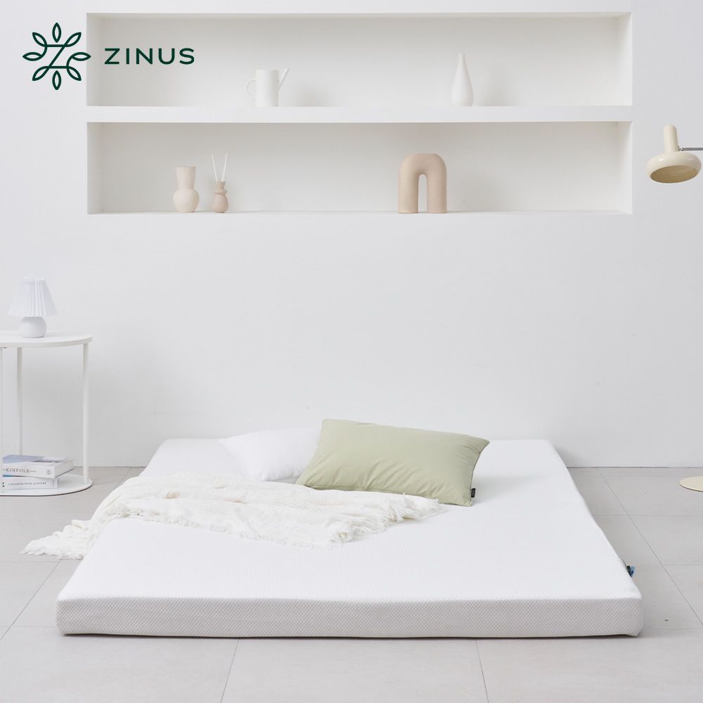 지누스 리뉴얼 / 그린티 메모리폼 토퍼 매트리스 침대/바닥 겸용 10cm (S/SS/Q/K) - 리뉴얼 토퍼 5cm (싱글)