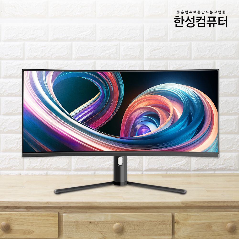 한성컴퓨터 TFG34Q14W 1500R 커브드 180Hz 울트라와이드 게이밍 모니터 - 일반(무결점보증없음)