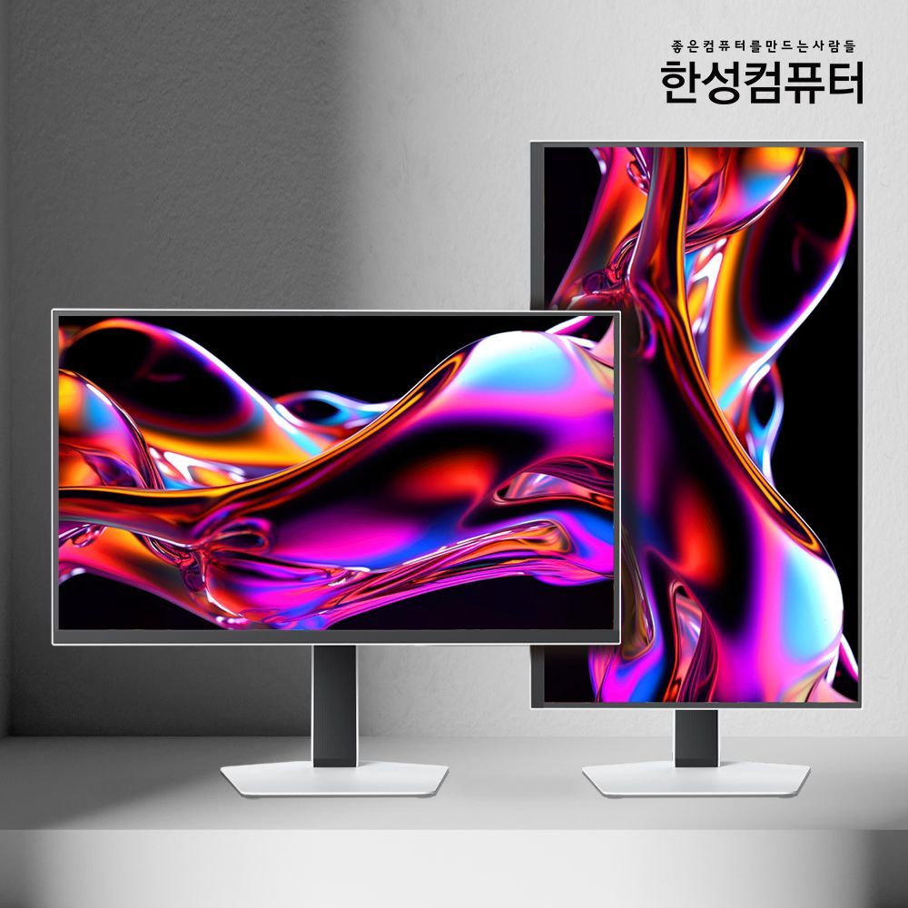 한성컴퓨터 TFG27U16PM180ZMW QD Mini LED UHD 160 게이밍 화이트 - 무결점