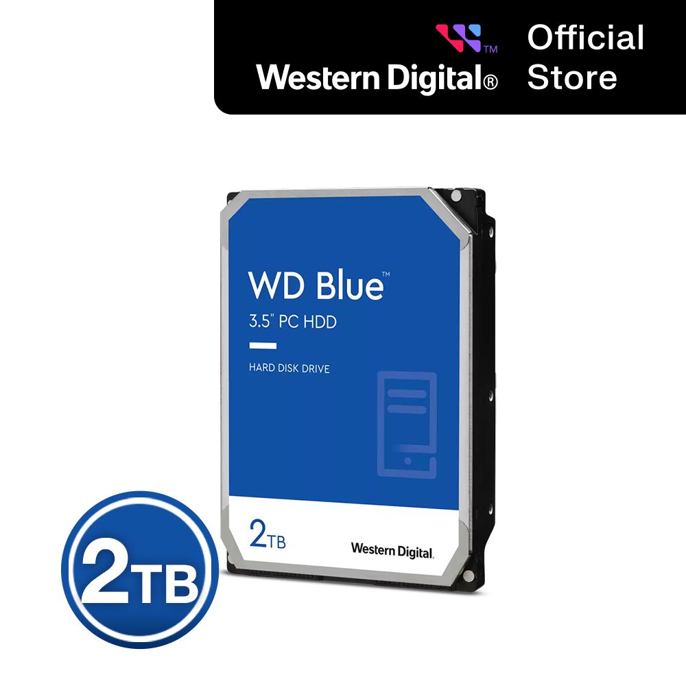 WD WD BLUE HDD 하드디스크 - 2TB (WD20EZBX)