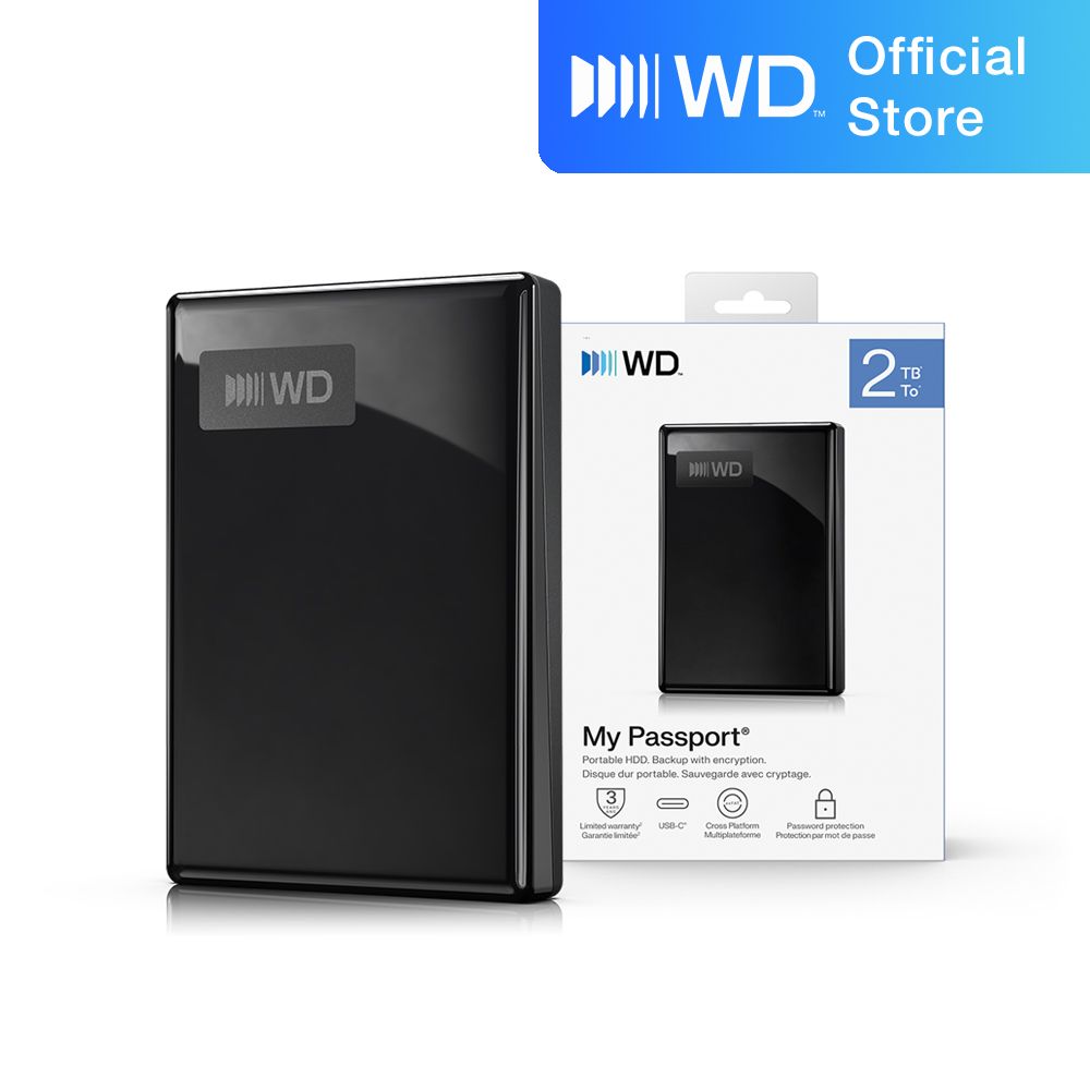 Western Digital WD My Passport USB-C 외장하드 - My Passport USB-C 2TB_블랙