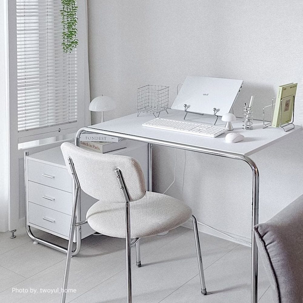 BESTLIVING Mid Century Modern デスク ［2色・2サイズ］ ホワイト