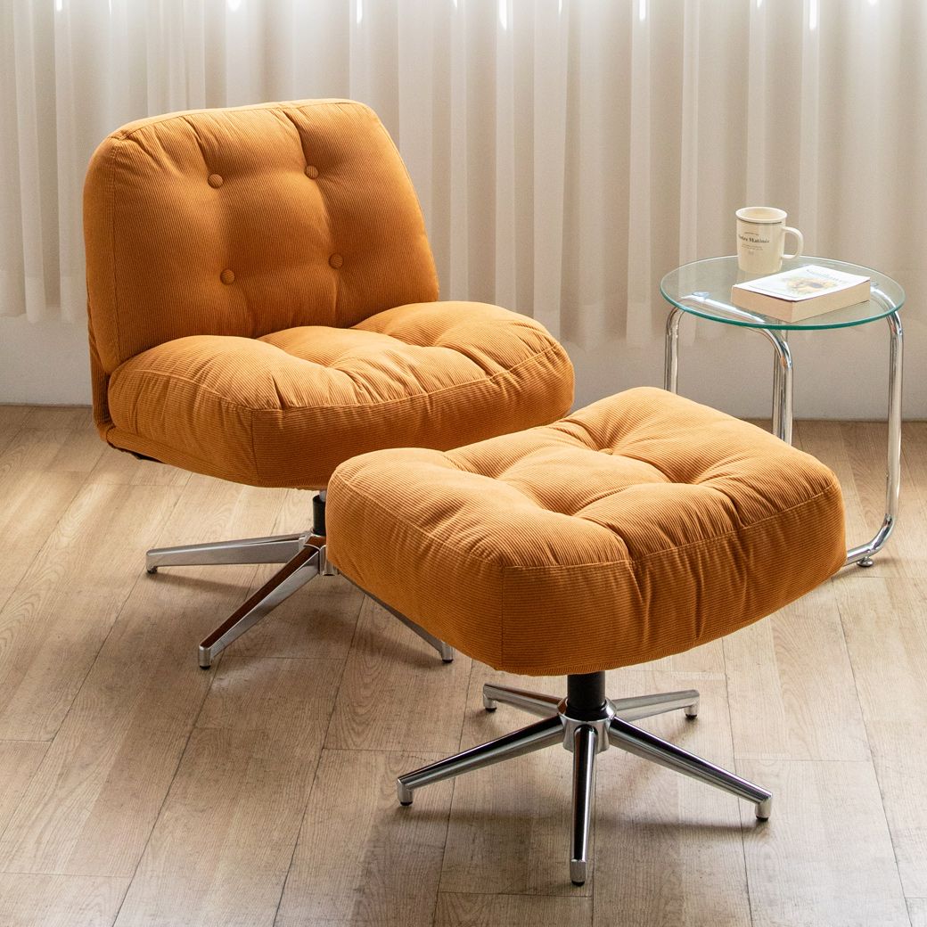 Chairfactory CAPER 1人掛け ソファ 回転式［6色］ ブルー イエロー