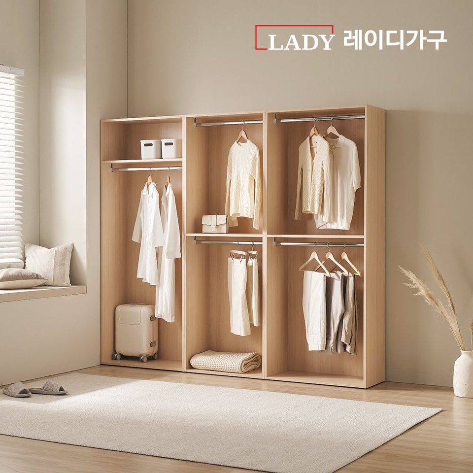 드레스룸 > 이안 드레스룸 옷장 2400 A세트형 2colors | 오늘의집 쇼핑