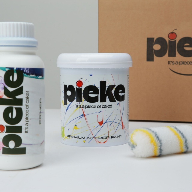 떼어내는 프리미엄 수성 페인트 pieke 실내 인테리어용 1kg - 이미지 7