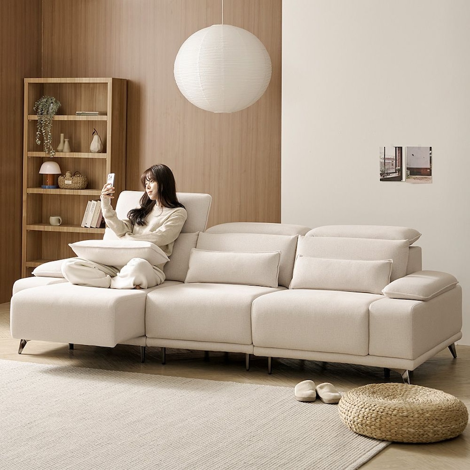 리클라이너 > 쿠폰가76.4만/아틀란 블리넌패브릭 3세대 리클라이너 쇼파 슬라이드 무빙 모션 소파 4인용 | 오늘의집 쇼핑