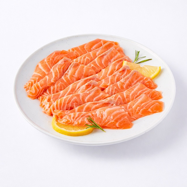 [순차출고] 노르웨이 슈페리어등급 생연어 슬라이스 1kg / 500g / 300g 항공직송 원산지 : 상세정보 참고 - 이미지 5