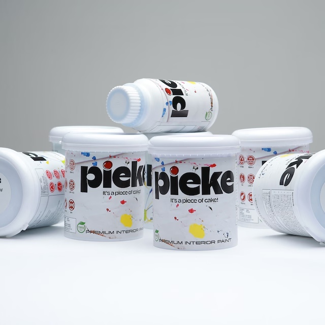 떼어내는 프리미엄 수성 페인트 pieke 실내 인테리어용 1kg - 이미지 3