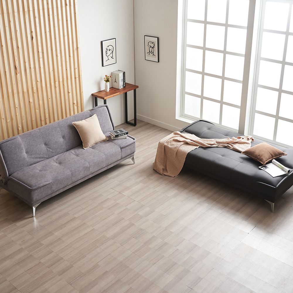 [신상품]에보니아 뉴밀란 소파베드 3인용쇼파 (아쿠아스웨이드/에어레더)