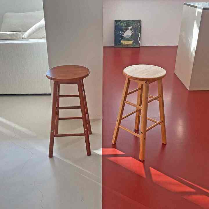 ウッド アイルランド ホームバー スツール［2色］