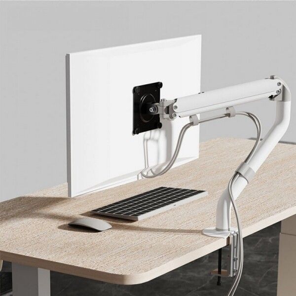 실내공감 싱글 화이트 블랙 모니터암 모니터거치대 게이밍 거치대 2color