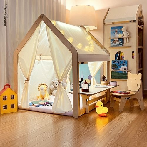 프티트리아농 어린이 플레이하우스 유아 키즈 자작나무 인디언 텐트