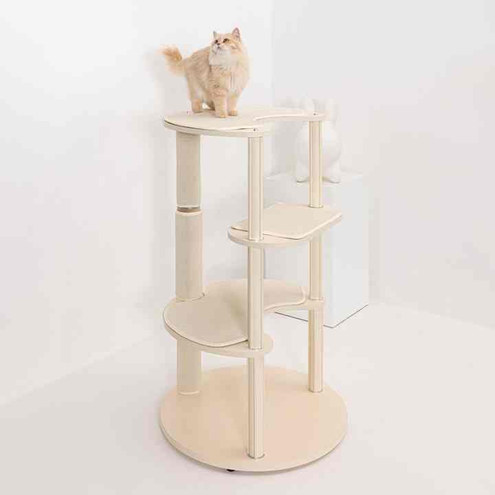 H1 シュシュタワー キャットタワー 3段 4段［12種・3色］