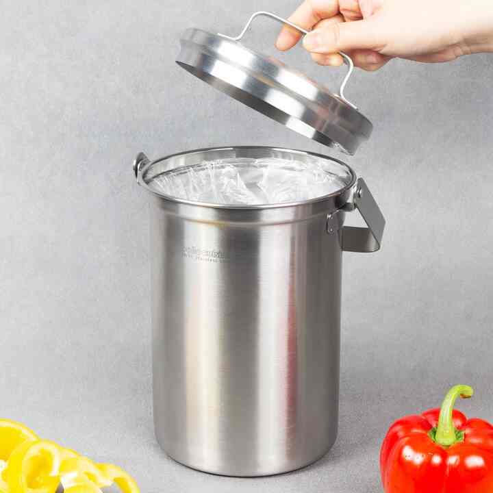 304ステンレス 食品用 ゴミ箱 3L