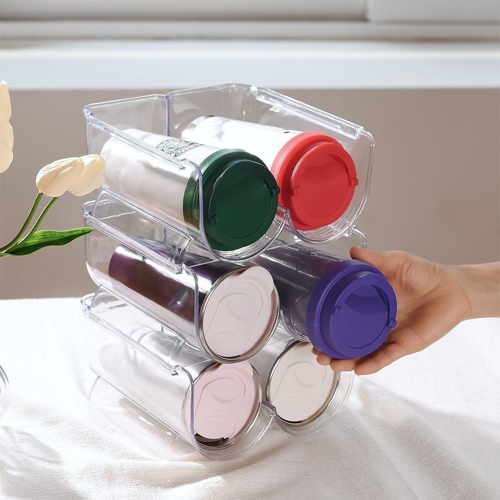 [오늘출발][신상품]모든집 투명 텀블러정리함 와인랙 와인거치대 보틀 보관 컵정리대