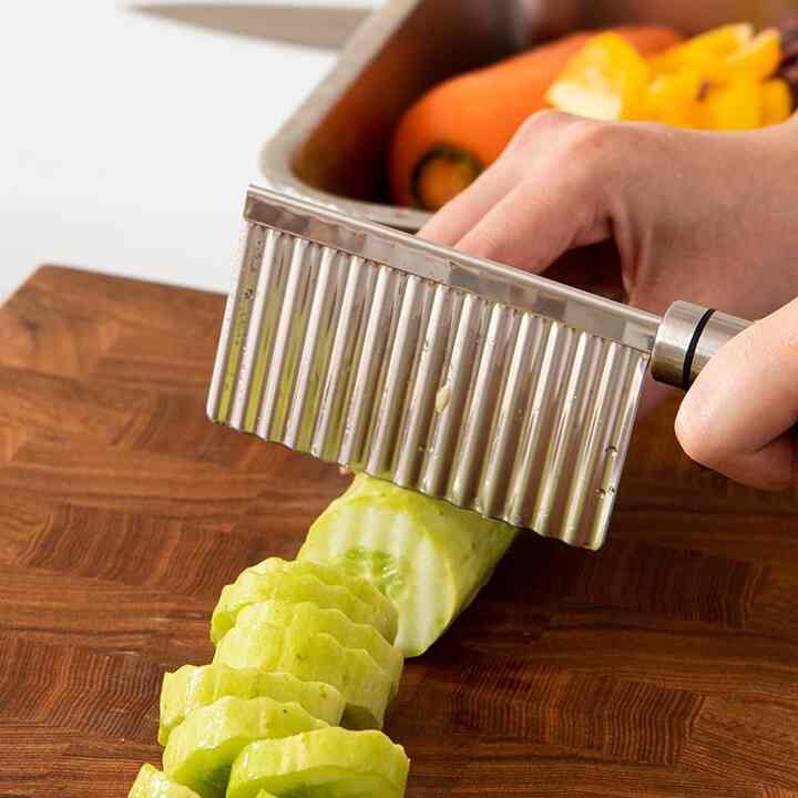 kochen ステンレス304  波型カッター ポテトフライ／ピクルス用（CRK0016）