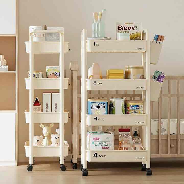 RENEWAL ワゴン 4段 Butter Cream