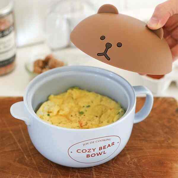 コージーベアボウル セラミック電子レンジ対応容器