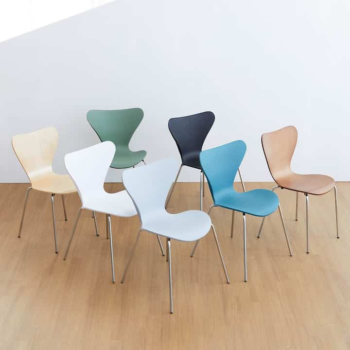 High Back Chrome Legs Dining Chair