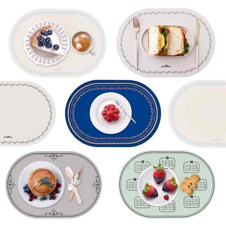 シリコン 放水 ランチョンマット［5色］