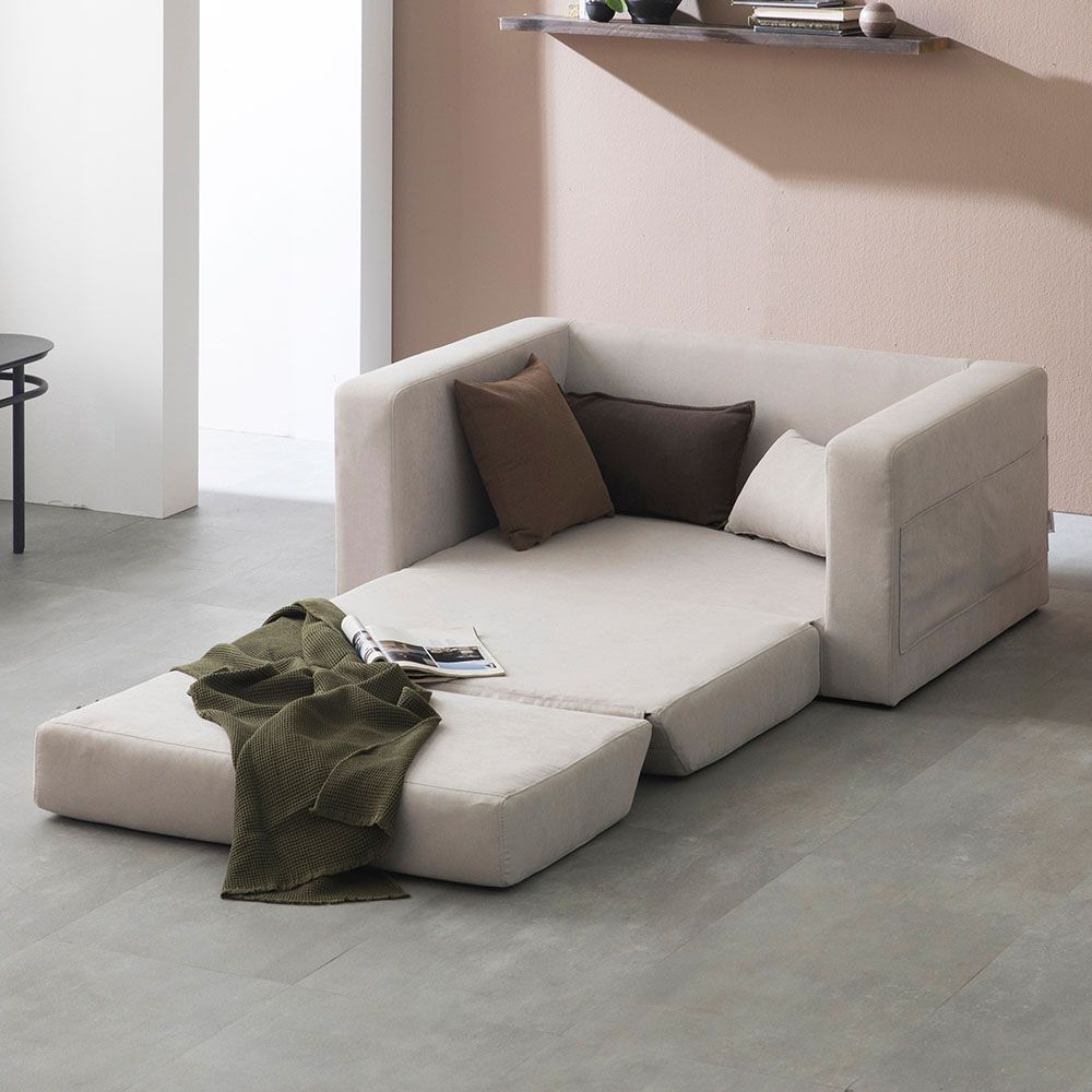 장인가구 제프 E0등급 아쿠아텍스 2인용 3인용 접이식 소파베드 