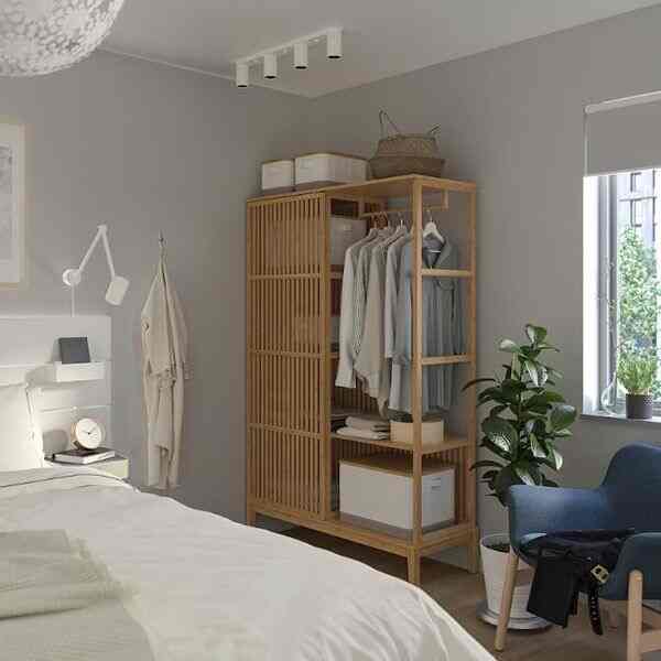 NORDKISA ノールドシーサオープンワードローブ 引き戸付き 竹