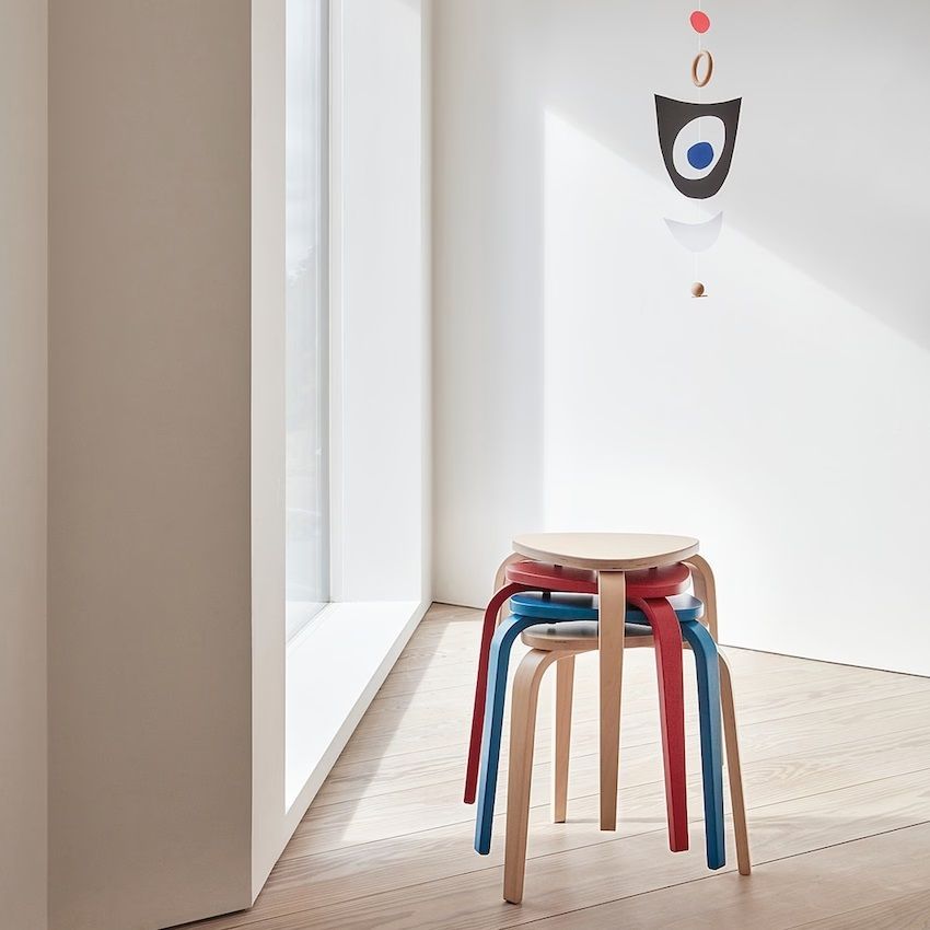 IKEA イケア　シルレ　赤　青　スツール　KYRRE 2脚セット　新品未開封 KYRRE シルレ スツール2台セット, バーチ - IKEA