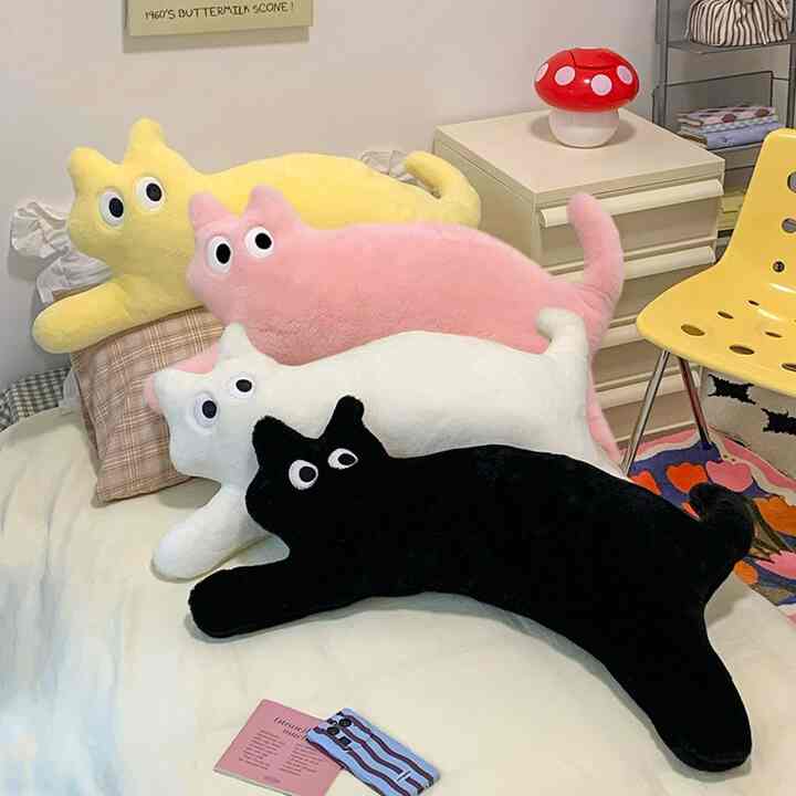 ロングクッション 猫［4色］