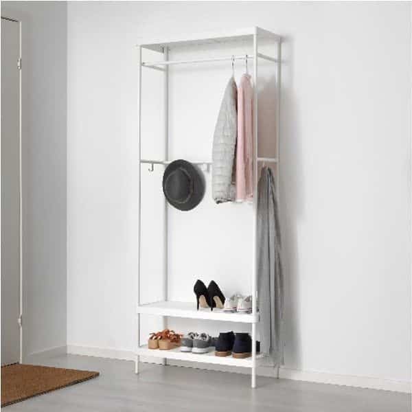 MACKAPÄR Coat Rack with Shoe Storage Unit