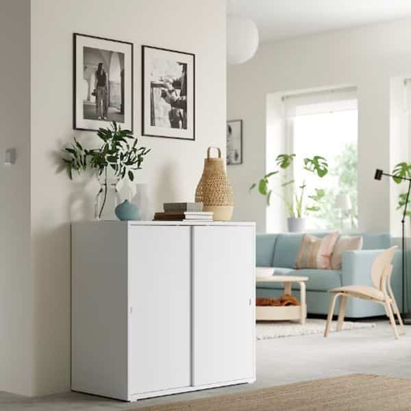 VIHALS ヴィーハルス キャビネット 引き戸付