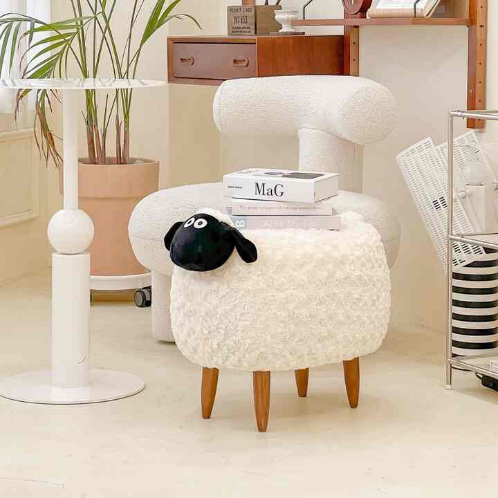 Cute Sheep Stool