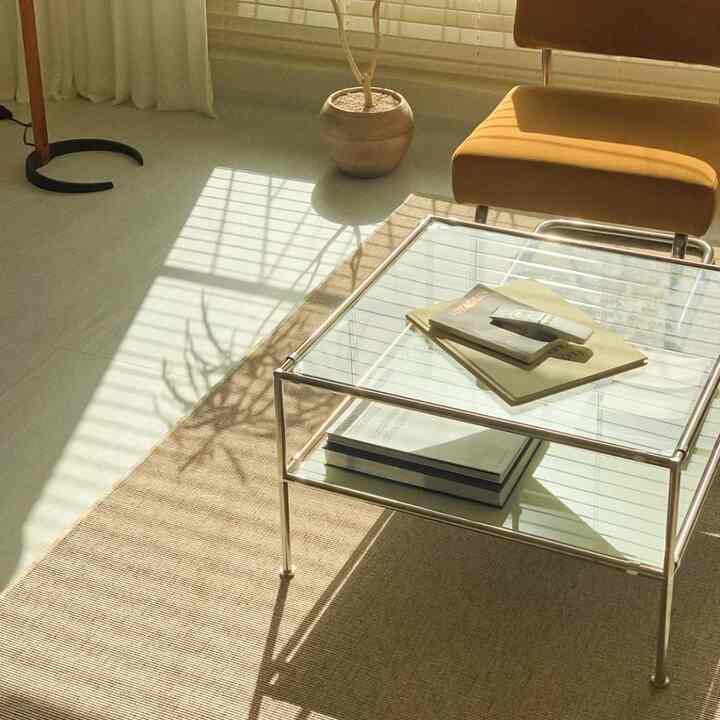 Stainless Module 2段 ローテーブル