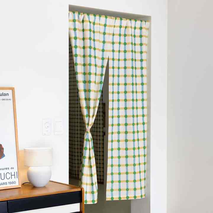 DOT CHECK HELLOカーテン［4色］
