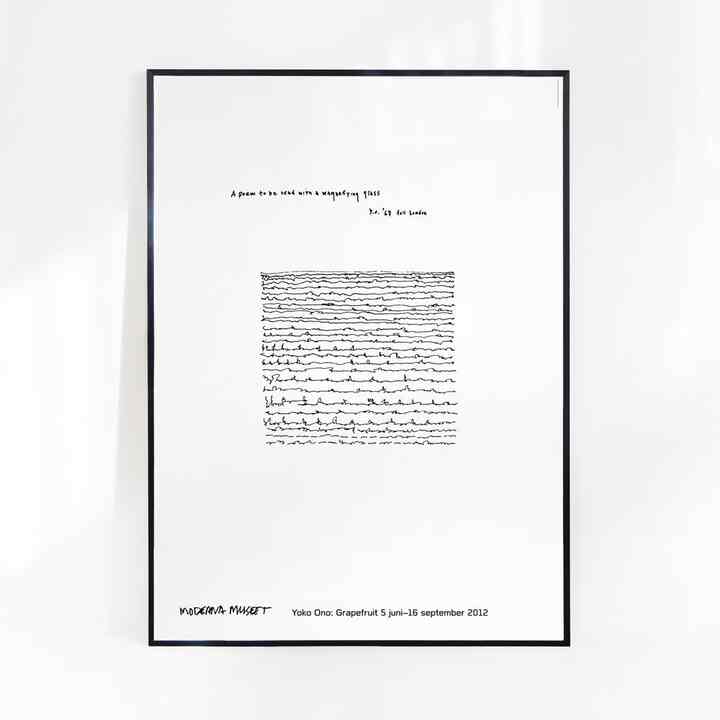 【Yoko Ono】A Poem To Be Read ポスター 70x100cm