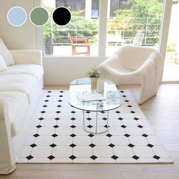 Simple Classic Tile Rug