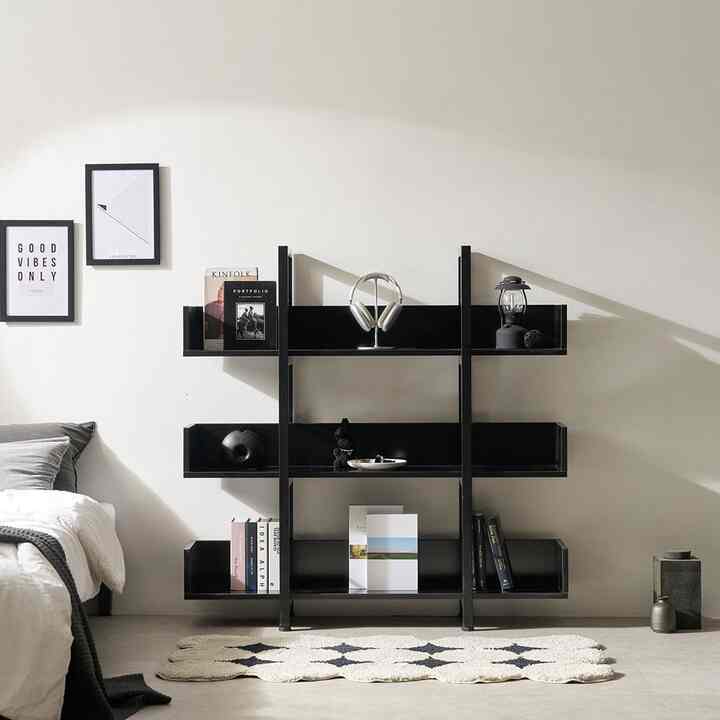 JE-RYEON 3段 ブックシェルフ W1200［8色］