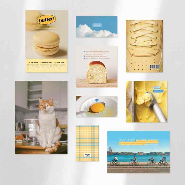 Butter yellow ポストカード