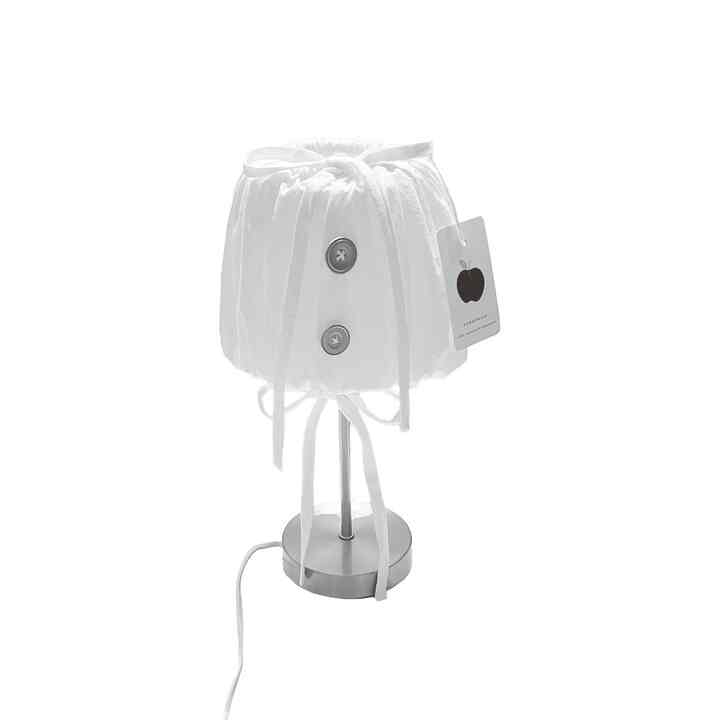 ホワイトシルバーダンチュースタンドランプ