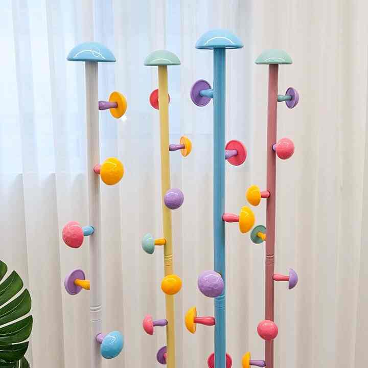 かわいいキノコ型 スタンドハンガー［4色］