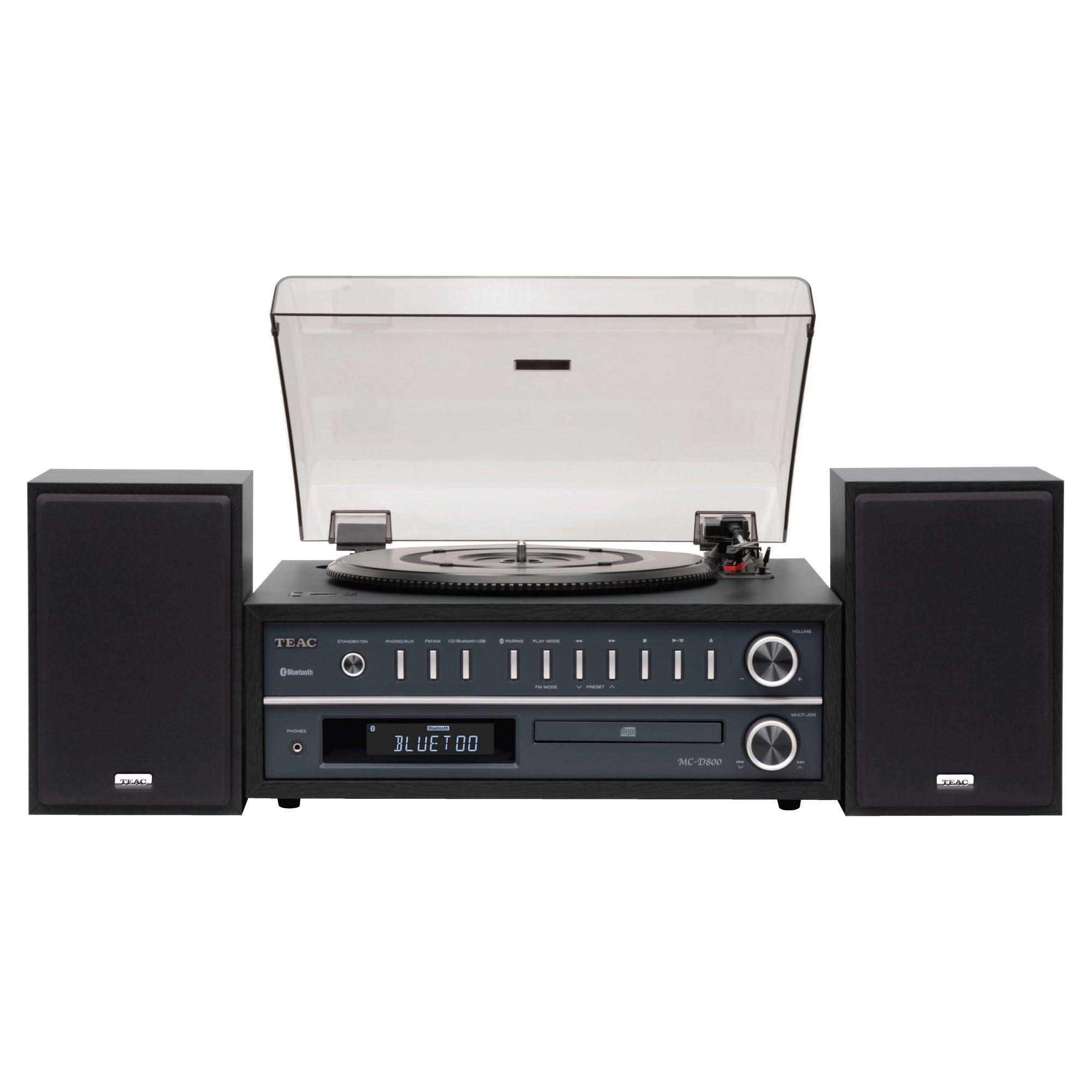 티악(TEAC) 블루투스/ CD/ RADIO 탑재 턴테이블 올인원 오디오 MC-D800