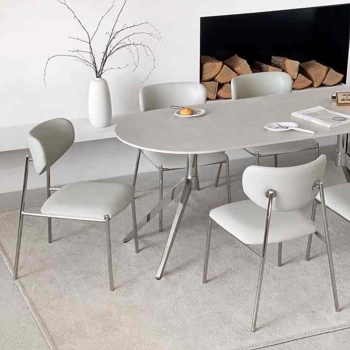 LUNA セラミック ダイニングテーブル 楕円形 160cm