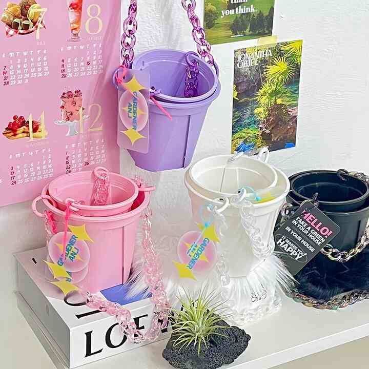 カラーカスタム バンギングプランター［4色・2サイズ］