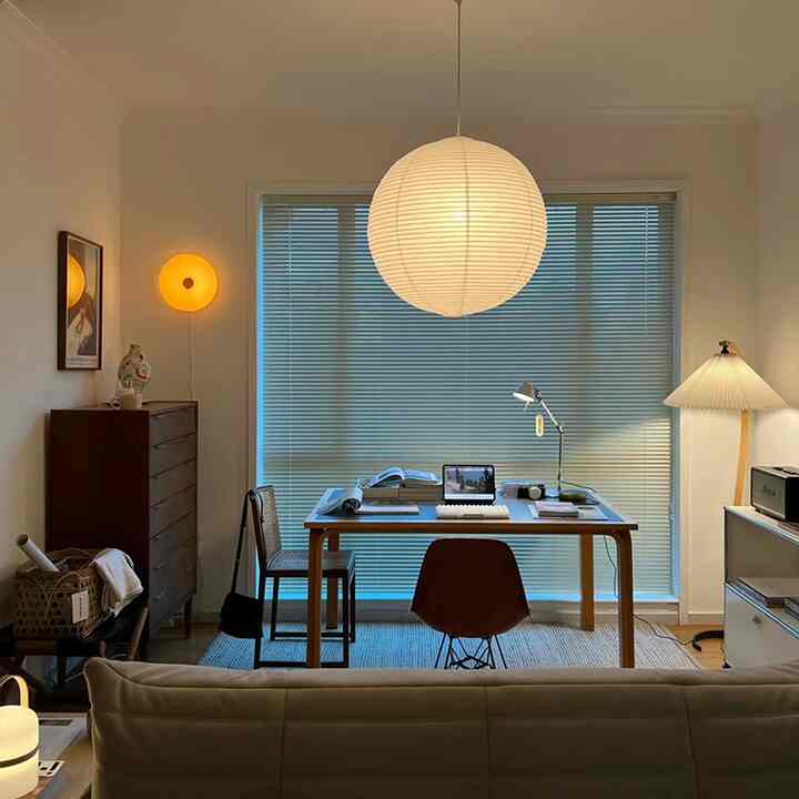 韓紙 ペンダントライト