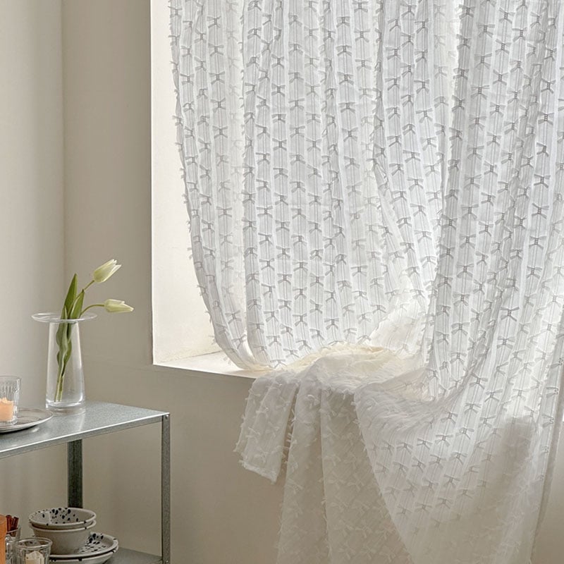 [신상품]마이루미 엘리시아 리본 발레코어 커튼