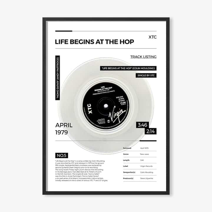 LP レコード XTC ポスター