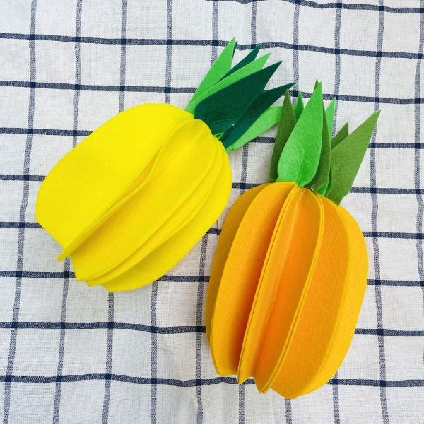 펠트박스 펠트 천연가습기 파인애플 만들기