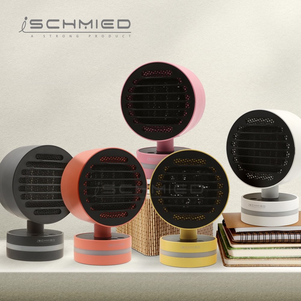 아이슈미드 마카롱 온풍기2 가정용 캠핑용 휴대용 탁상용 미니 히터 사무실 발 난로 PTC히터기