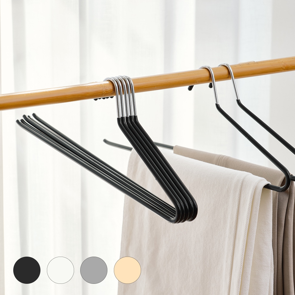 [오늘출발] [신상품] 살림의기술 논슬립 코팅 바지걸이 20P 4colors