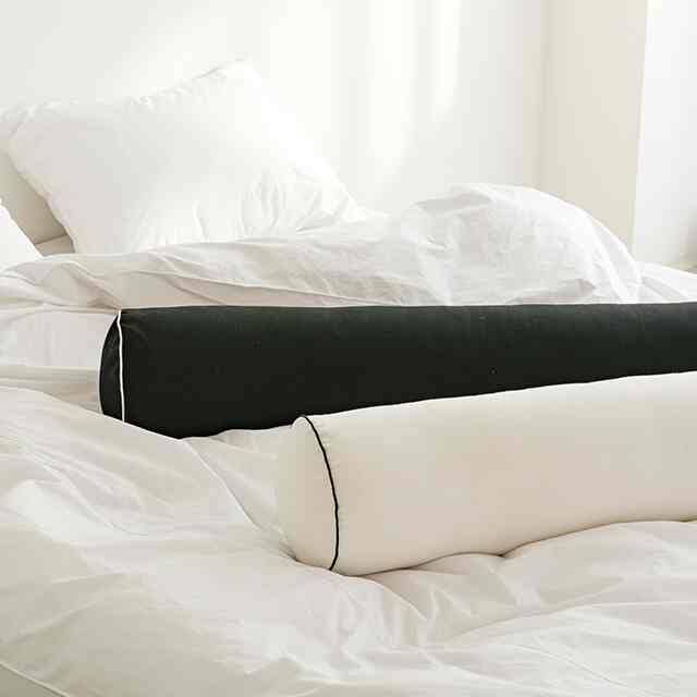 Linen Bolster Pillow Cover (Multiple options)